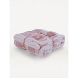 George Home Pink Check Sherpa Throw General Household ASDA   