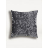 George Home Charcoal Crushed Velvet Cushion General Household ASDA   