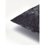 George Home Charcoal Crushed Velvet Cushion General Household ASDA   