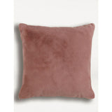 George Home Large Pink Plain Faux Fur Cushion Cover General Household ASDA   