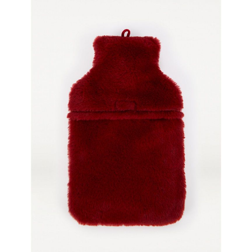 George Home Purple Slogan Hot Water Bottle