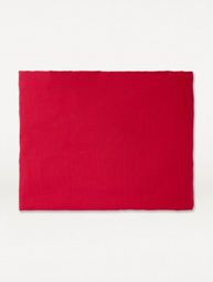 George Home Red Fitted Sheet Single