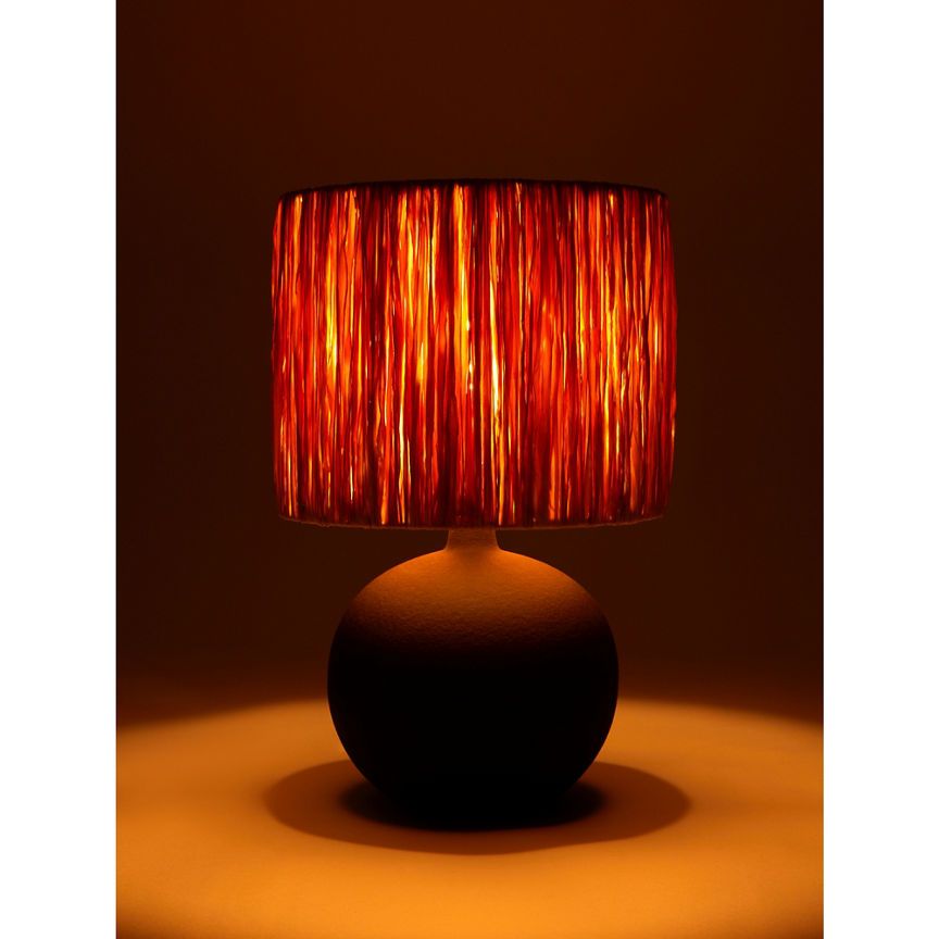 George Home Matte Black Sphere Table Lamp