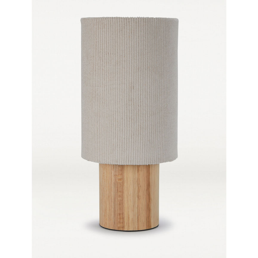 George Home Cream Cord Table Lamp General Household ASDA   