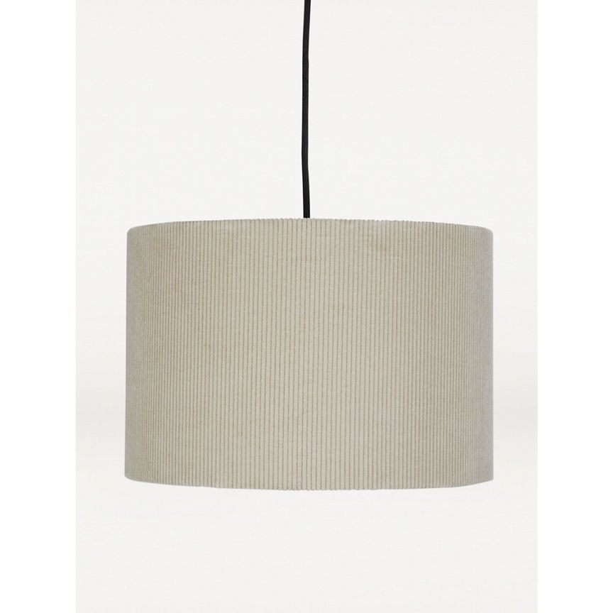 George Home Cream Cord Light Shade General Household ASDA   