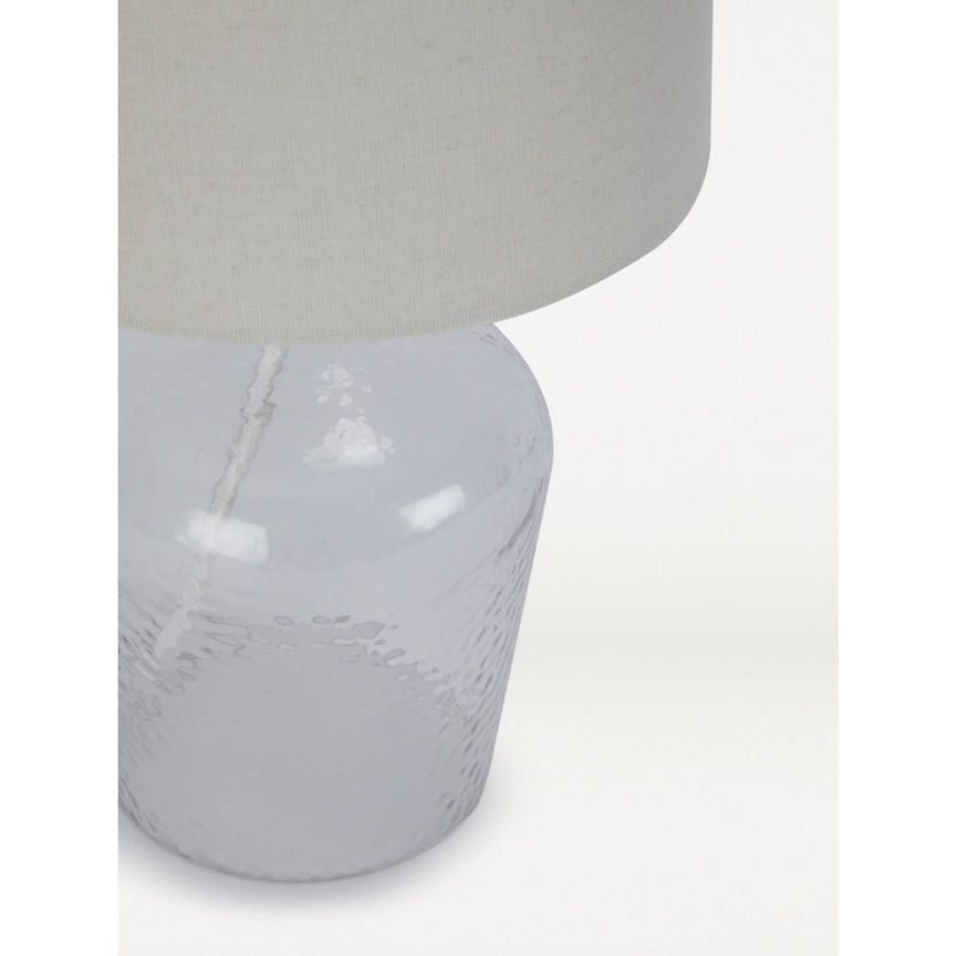 George Home Clear Glass Table Lamp General Household ASDA   