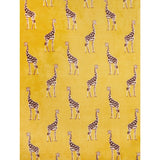 George Home Giraffe Print Super Soft Throw Yellow GOODS ASDA   