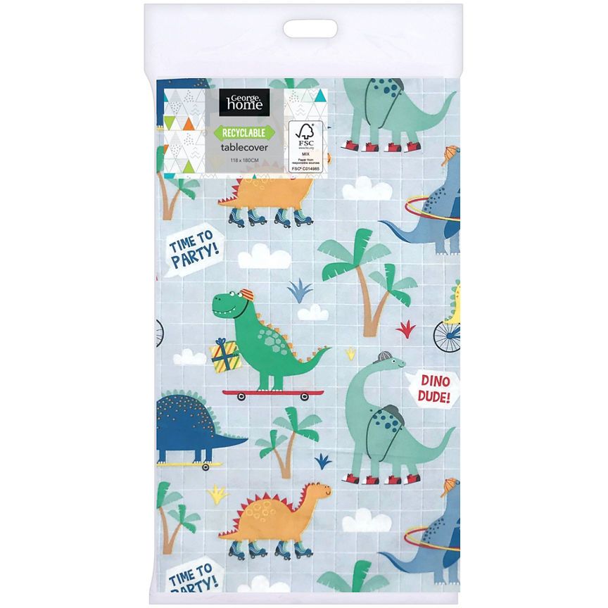 George Home Dinosaur Paper Tablecover