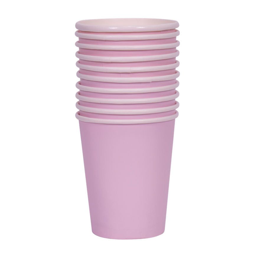 George Home Pink Kids Paper Party Cups General Household ASDA   