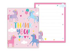 George Home Unicorn Paper Thank you Cards