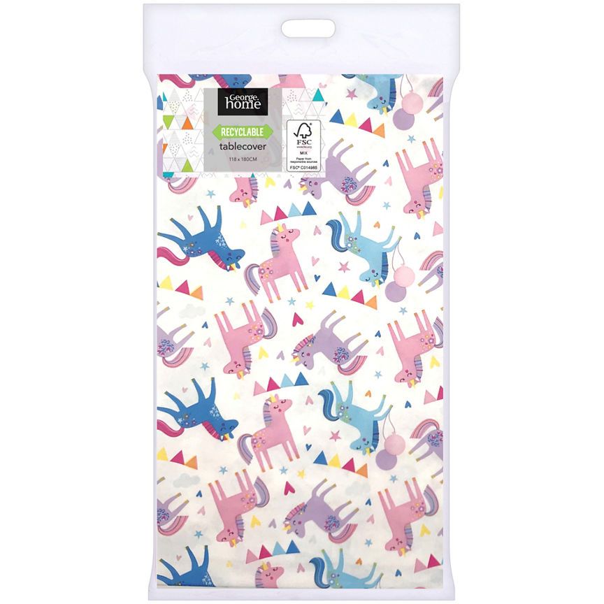 George Home Unicorn Paper Tablecover