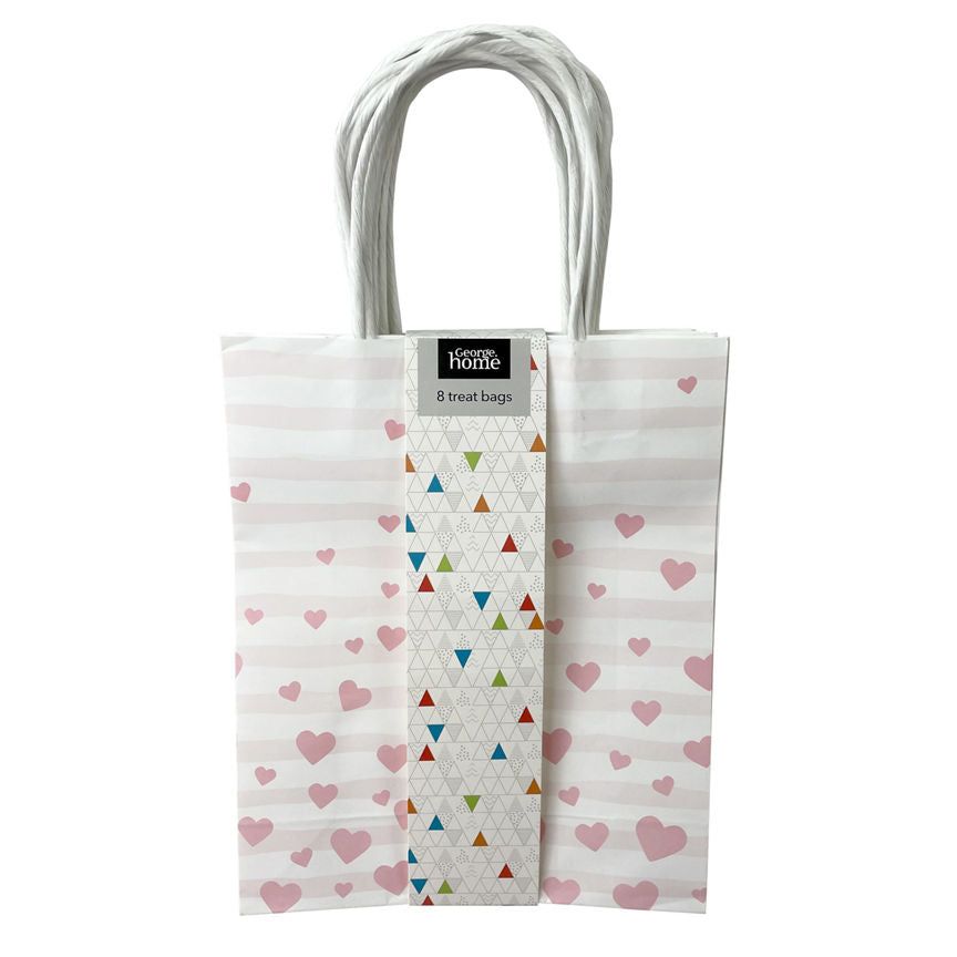 George Home Pink Heart Treat Bags