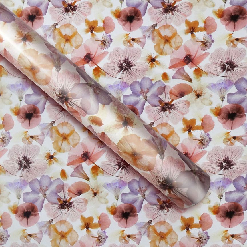 George Home Pink Floral Rollwrap General Household ASDA   