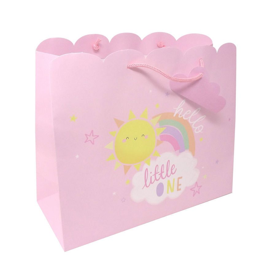 George Home Large Pink Baby Giftbag