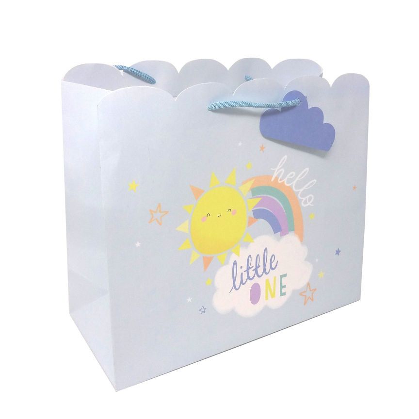 George Home Large Blue Baby Giftbag General Household ASDA   