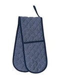 George Home Blue Woven Double Oven Glove General Household ASDA   