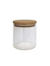 George Home Glass Canister With Wooden Lid 750ml General Household ASDA   