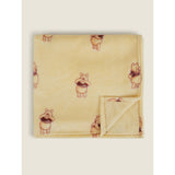 George Home Yellow Winnie the Pooh Fleece Throw General Household ASDA   