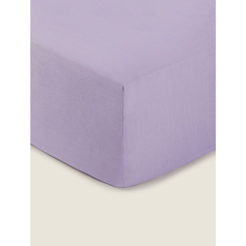 George Home Lilac Fitted Sheet