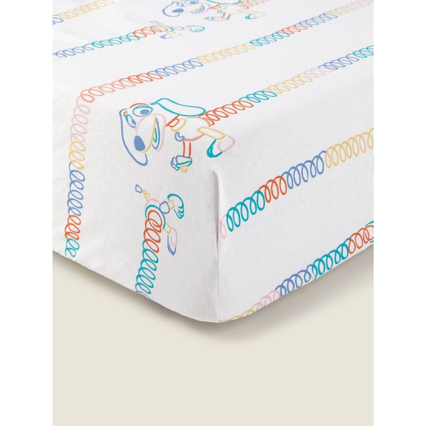 George Home Disney Pixar Cot Bed Fitted Sheet