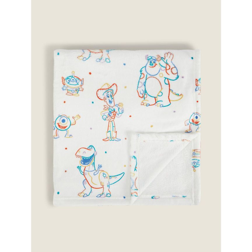 George Home Multi Pixar Fleece Throw