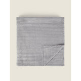 George Home Grey Waffle Blanket General Household ASDA   