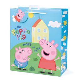 George Home Peppa Pig Large Gift Bag