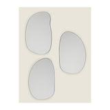 George Home Clear Pebble-Shaped Mirror - Set of 3