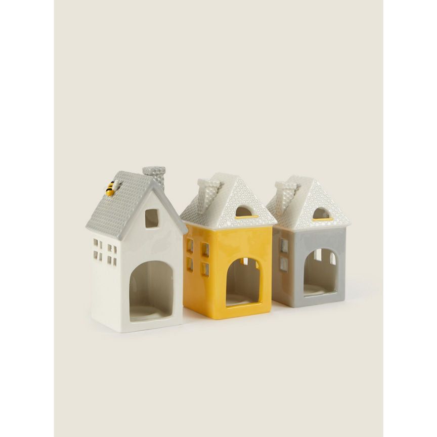 George Home Bee House Tealights - Set of 3