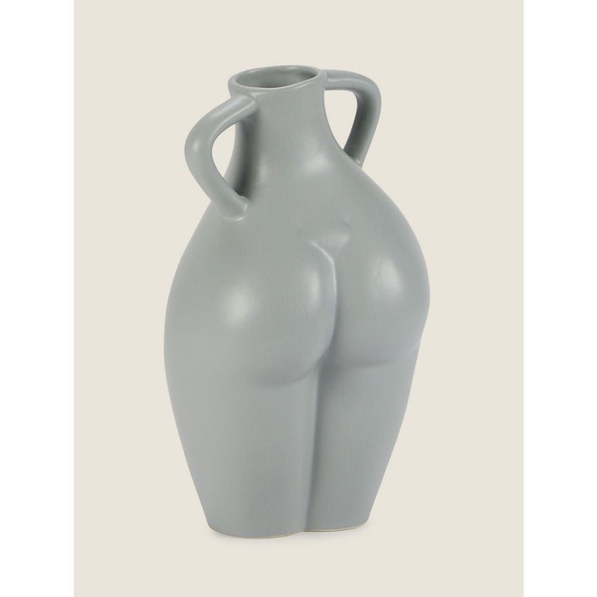 George Home Grey Body Vase General Household ASDA   