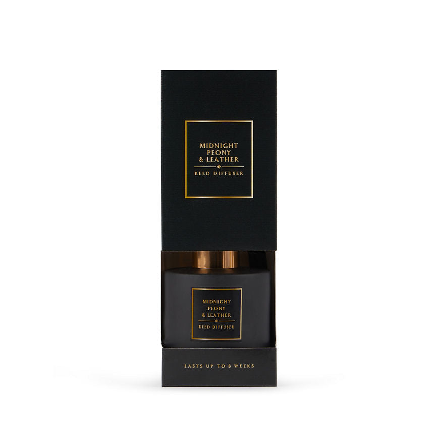 George Home Classics Midnight Peony and Leather Reed Diffuser General Household ASDA   