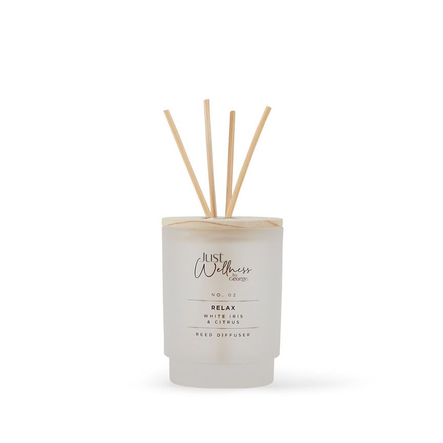 George Home Just Wellness White Iris and Citrus Large Reed Diffuser