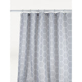 George Home Grey Honeycomb Shower Curtain - McGrocer
