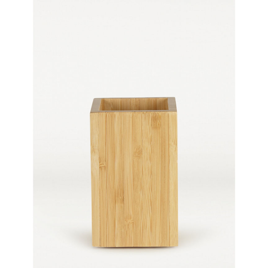 George Home Bamboo Toothbrush Holder - McGrocer