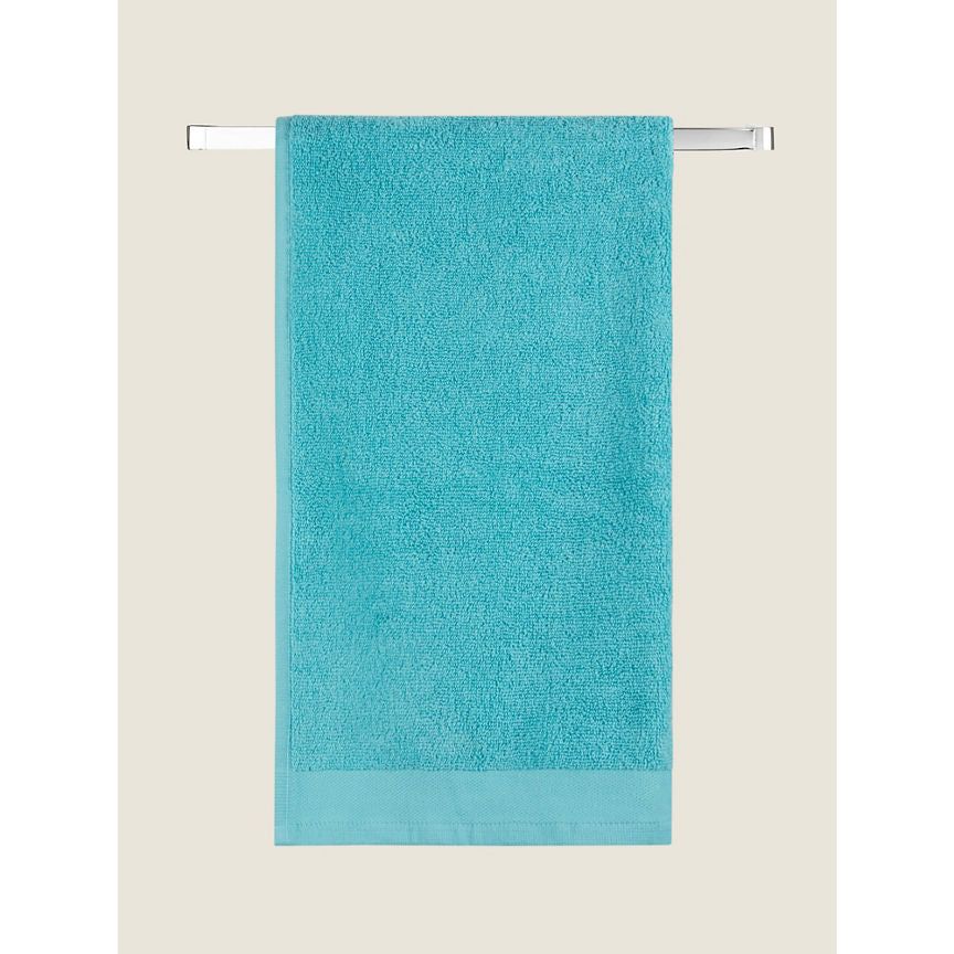 George Home 100% Cotton Bath Sheet - Aqua General Household ASDA   