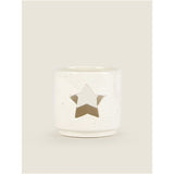 George Home White Ceramic Star Speckled Tealight Holder - Set of 2 General Household ASDA   