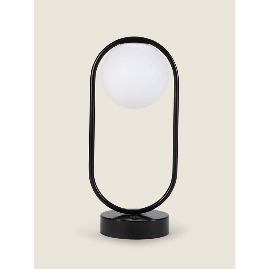 George Home Black Oval Moon Decorative Light General Household ASDA   