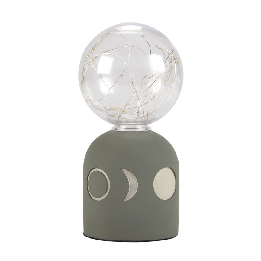 George Home Cement Moon Celestrial Battery Light