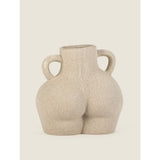 George Home Beige Bum-Shaped Vase With Handles General Household ASDA   