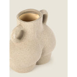 George Home Beige Bum-Shaped Vase With Handles General Household ASDA   