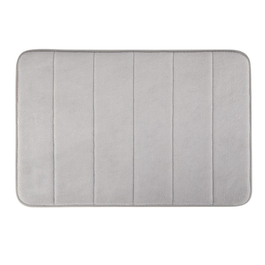 George Home Memory Foam Bath Mat - Grey General Household ASDA   