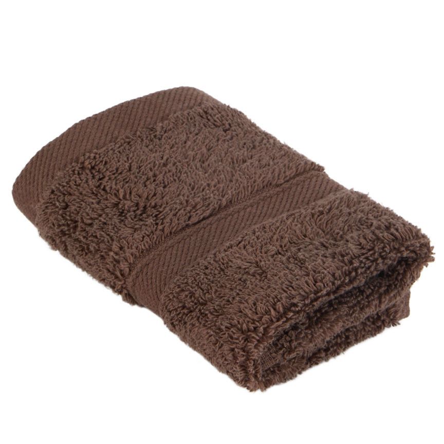 George Home Super Soft Cotton Face Cloth - Brown