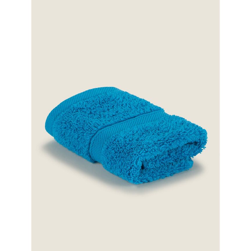 George Home Super Soft Cotton Bath Sheet - Turquoise General Household ASDA   