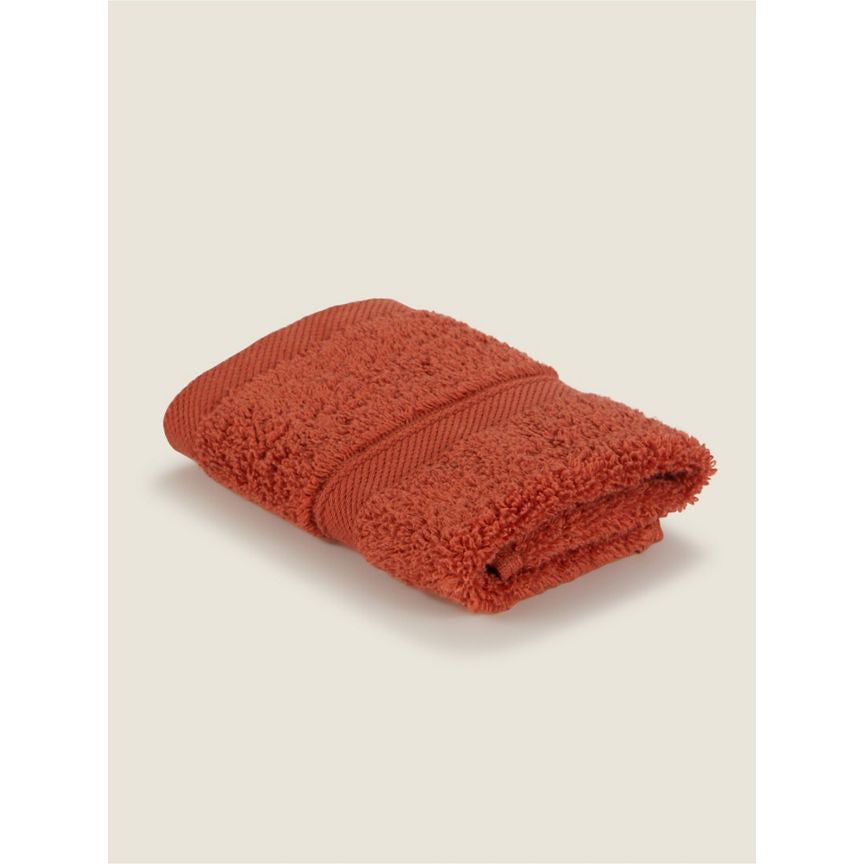 George Home Super Soft Cotton Bath Sheet - Rust