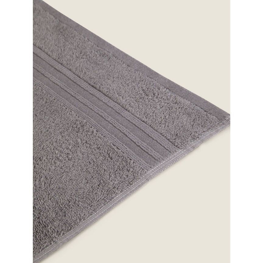 George Home Zero Twist Antimicrobial Bath Sheet - Grey General Household ASDA   