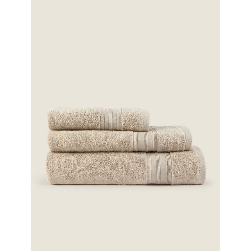 George Home Zero Twist Antimicrobial Bath Sheet - Natural