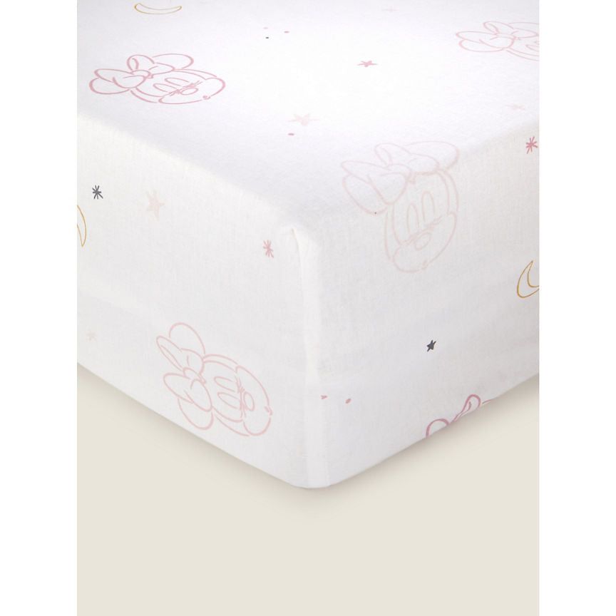 George Home Minnie 2pk Fitted Sheet