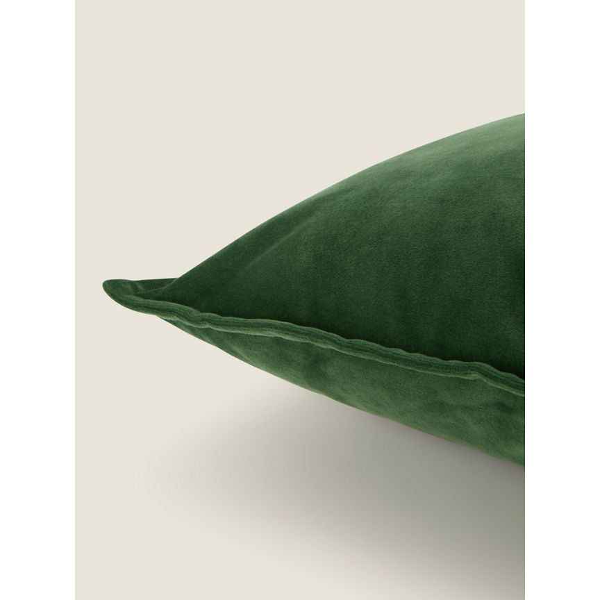 George Home Green Velvet Cushion