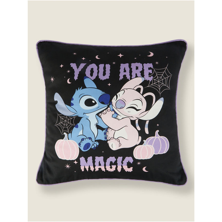 George Home Disney Halloween Stitch You Are Magic Cushion General Household ASDA   