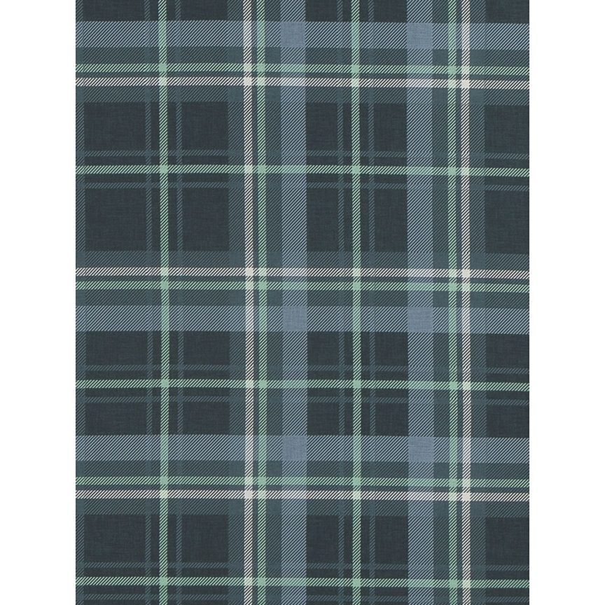 George Home Serenity Dark Check Duvet Set - Double General Household ASDA   